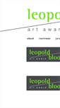 Mobile Screenshot of leopoldbloomaward.com